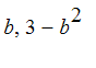 b, 3-b^2