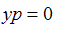 yp = 0