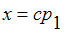 x = cp[1]
