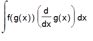 Int(f(g(x))*diff(g(x),x),x)