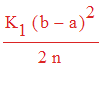 K[1]*(b-a)^2/(2*n)