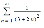 Sum(1/((3+2*n)^2),n = 1 .. infinity)