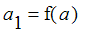 a[1] = f(a)