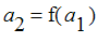 a[2] = f(a[1])