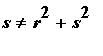 s <> r^2+s^2