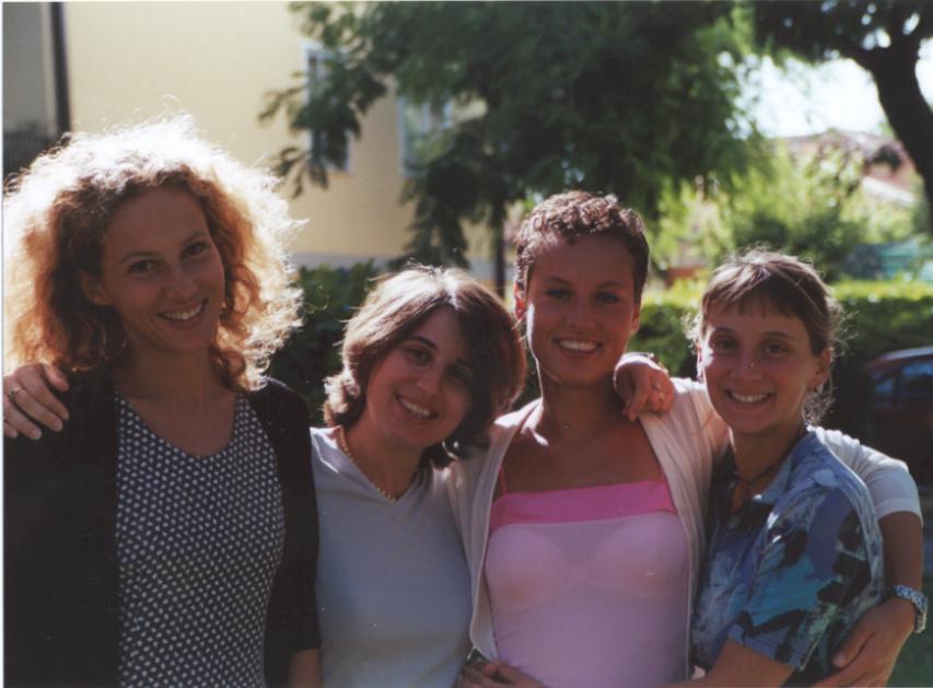 Cristina, Claudia, Paola and Francesca