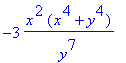 -3*x^2*(x^4+y^4)/y^7