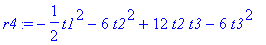 r4 := -1/2*t1^2-6*t2^2+12*t2*t3-6*t3^2