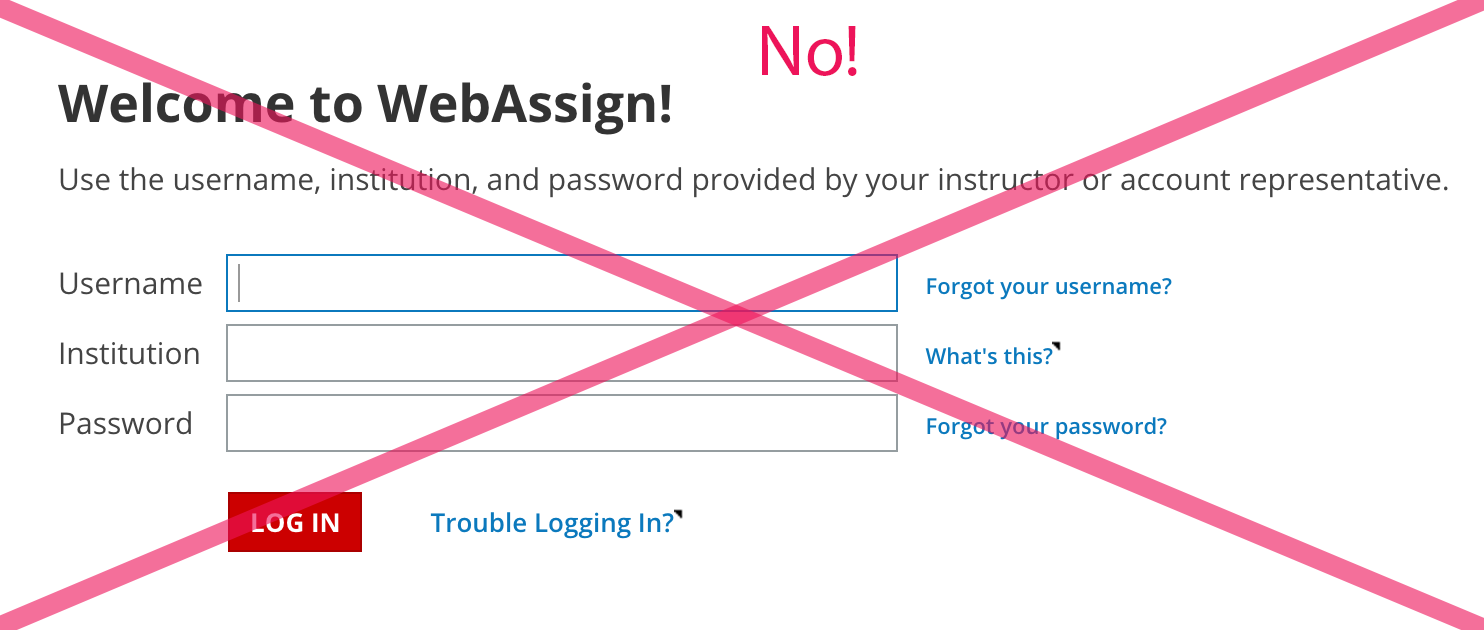 Trouble Logging In?