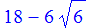 18-6*6^(1/2)