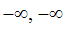 -infinity, -infinity