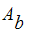 A[b]