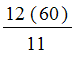 12/11*60