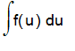 Int(f(u),u)