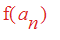 f(a[n])