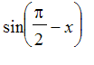 sin(Pi/2-x)