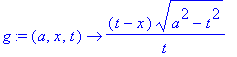 g := proc (a, x, t) options operator, arrow; (t-x)*...