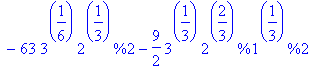 area2 := -72*sqrt(3)*2^(1/3)+72*sqrt(3)+54*arcsin(1...