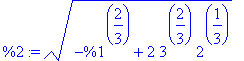 area2 := -72*sqrt(3)*2^(1/3)+72*sqrt(3)+54*arcsin(1...