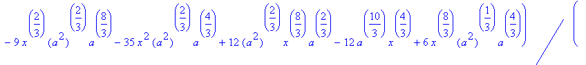 chk := proc (a, x) options operator, arrow; -1/27*(...