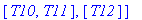 partition := [[I1, I2, RA, PS, Pra, AAA, SAS], [T1,...