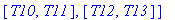 partition := [[I1, I2, RA, PS, Pra, AAA, SAS], [T1,...