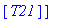 partition := [[I1, I2, RA, PS, Pra, AAA, SAS], [T1,...