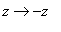 proc (z) options operator, arrow; -z end proc