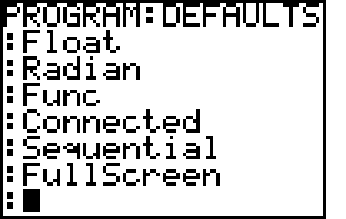 TI-82 Screen Shots