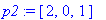 p2 := [2, 0, 1]