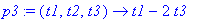 p3 := proc (t1, t2, t3) options operator, arrow; t1...