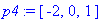 p4 := [-2, 0, 1]