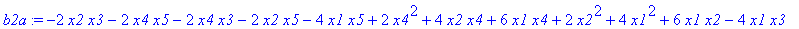 b2a := -2*x2*x3-2*x4*x5-2*x4*x3-2*x2*x5-4*x1*x5+2*x...