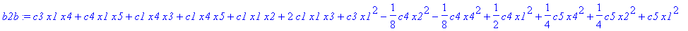 b2b := c3*x1*x4+c4*x1*x5+c1*x4*x3+c1*x4*x5+c1*x1*x2...