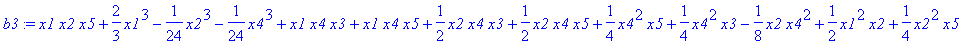 b3 := x1*x2*x5+2/3*x1^3-1/24*x2^3-1/24*x4^3+x1*x4*x...
