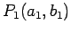 $P_1(a_1,b_1)$