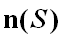 n(S)