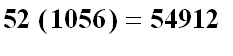 52*1056 = 54912