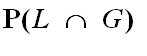 P(`intersect`(L,G))