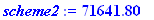 scheme2 := 71641.80