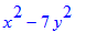 x^2-7*y^2