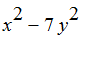 x^2-7*y^2