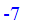 -7