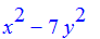 x^2-7*y^2
