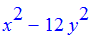 x^2-12*y^2