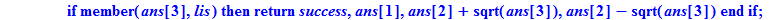 chh := proc (n, t, s) local ans, tmp, ct; if n <> t^2-s then return `bad start` end if; if type(n,even) then RETURN(
